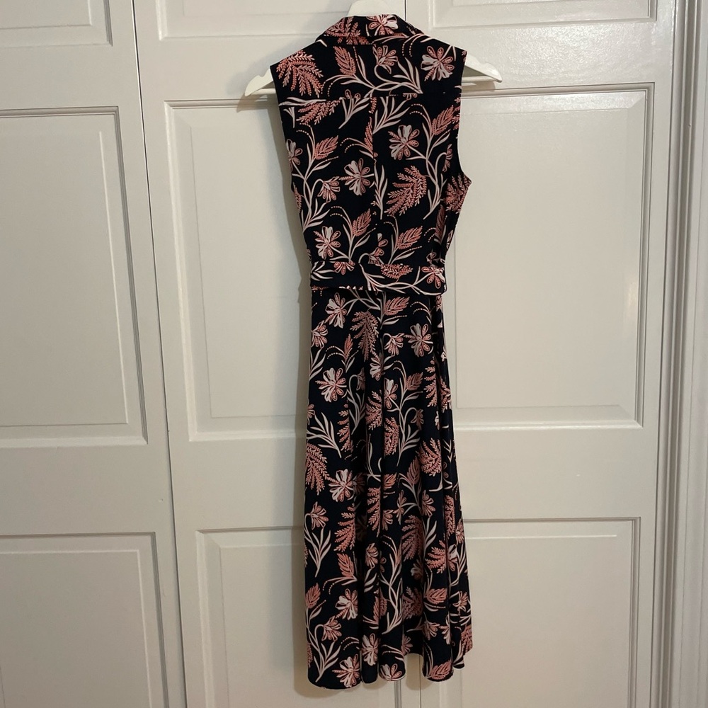 Banana Republic Navy and Pink Sleeveless Sundress - Picture 6 of 8